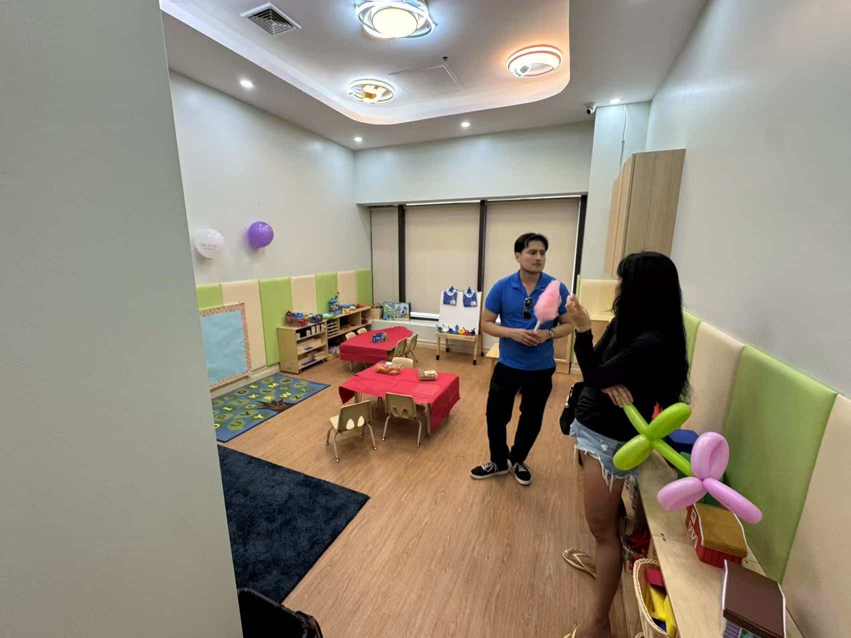 Bright and colorful classroom setup at StarAKidz Upper West Side, showcased during the August 2025 Open House.